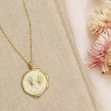 Newborn Wax Seal Necklace-Jewelry > Necklaces > Pendant Necklaces-EcoPhilia