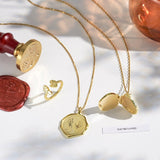 Newborn Wax Seal Necklace-Jewelry > Necklaces > Pendant Necklaces-EcoPhilia