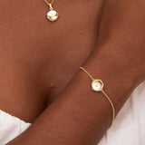 North Star Locket Bracelet-Jewelry > Bracelets > Charm Bracelets-EcoPhilia