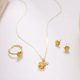 November Chrysanthemums Birth Flower Earring-chrysanthemum earring-EcoPhilia