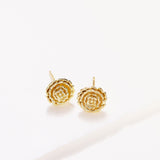 October Marigold Birth Flower Earring-Marigold October Birthday Flower Earrings-EcoPhilia