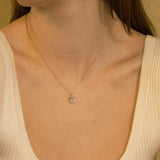 Oval Diamond Necklace-Oval Diamond Necklace-EcoPhilia