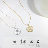 Seal Wax Paw Print Necklace