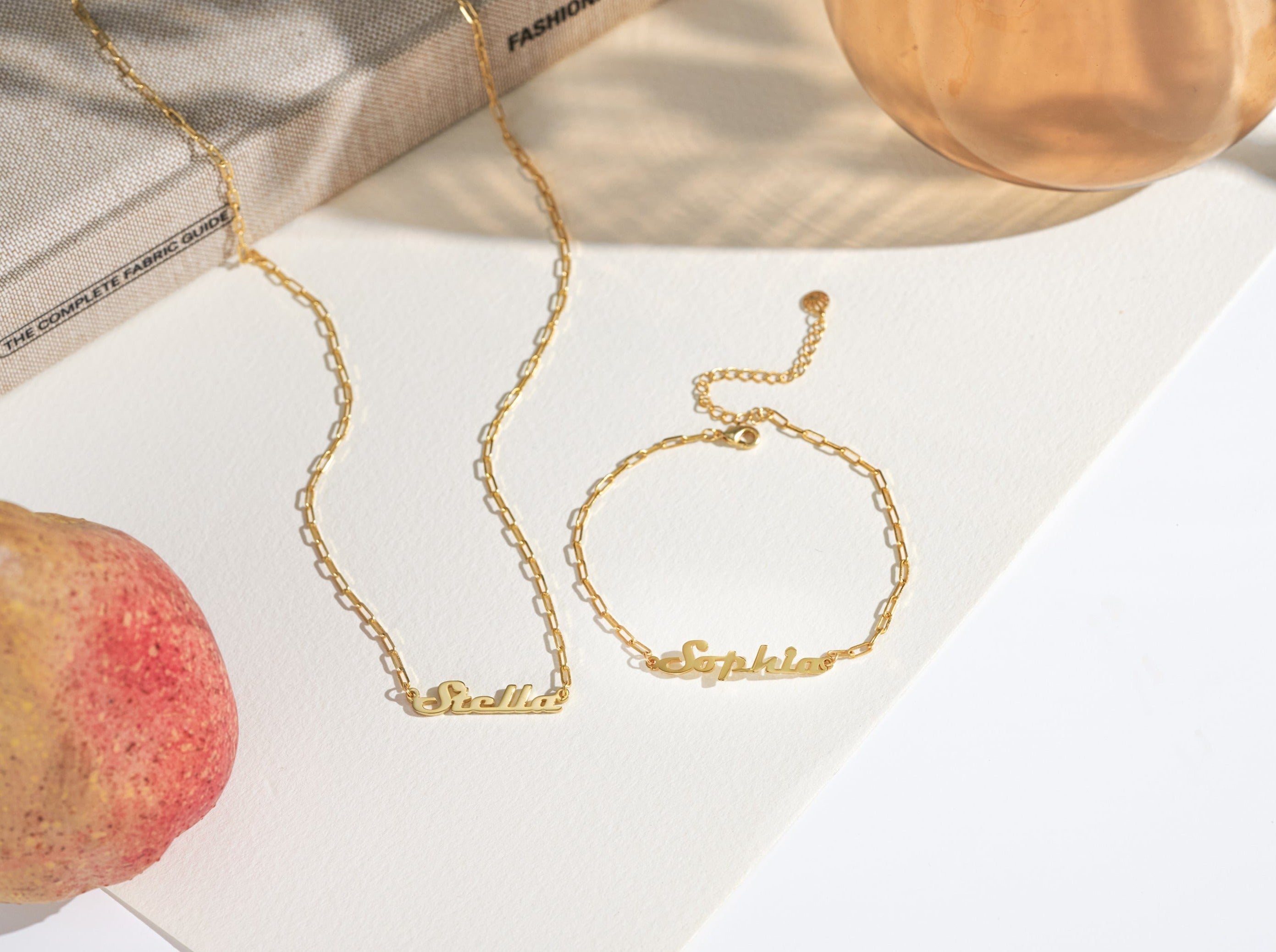 Paperclip Chain Name Necklace-Jewelry > Necklaces > Monogram & Name Necklaces-EcoPhilia