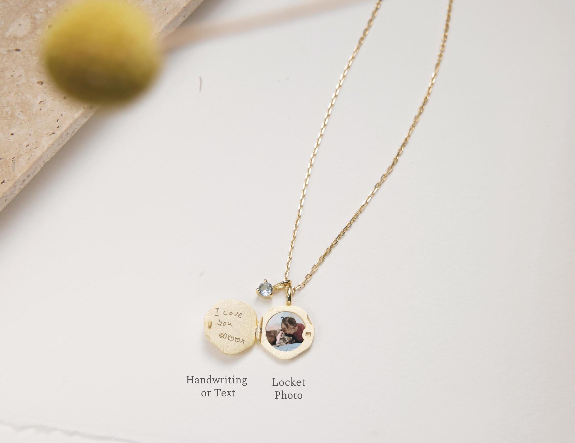 Paw Print Locket Necklace-Paw Print Locket Necklace-EcoPhilia