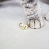 Paw Print Ring-Jewelry > Rings > Statement Rings-EcoPhilia