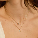 Pear Diamond Necklace-Pear Diamond Necklace-EcoPhilia