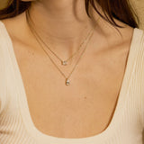 Pear Diamond Necklace-Pear Diamond Necklace-EcoPhilia