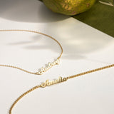 Personalized Name Bracelet in Curb Chain-Jewelry > Bracelets > Chain & Link Bracelets-EcoPhilia