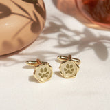 Personalized Seal Wax Cufflinks-Accessories > Suit & Tie Accessories > Cuff Links & Tie Clips > Cuff Links-EcoPhilia