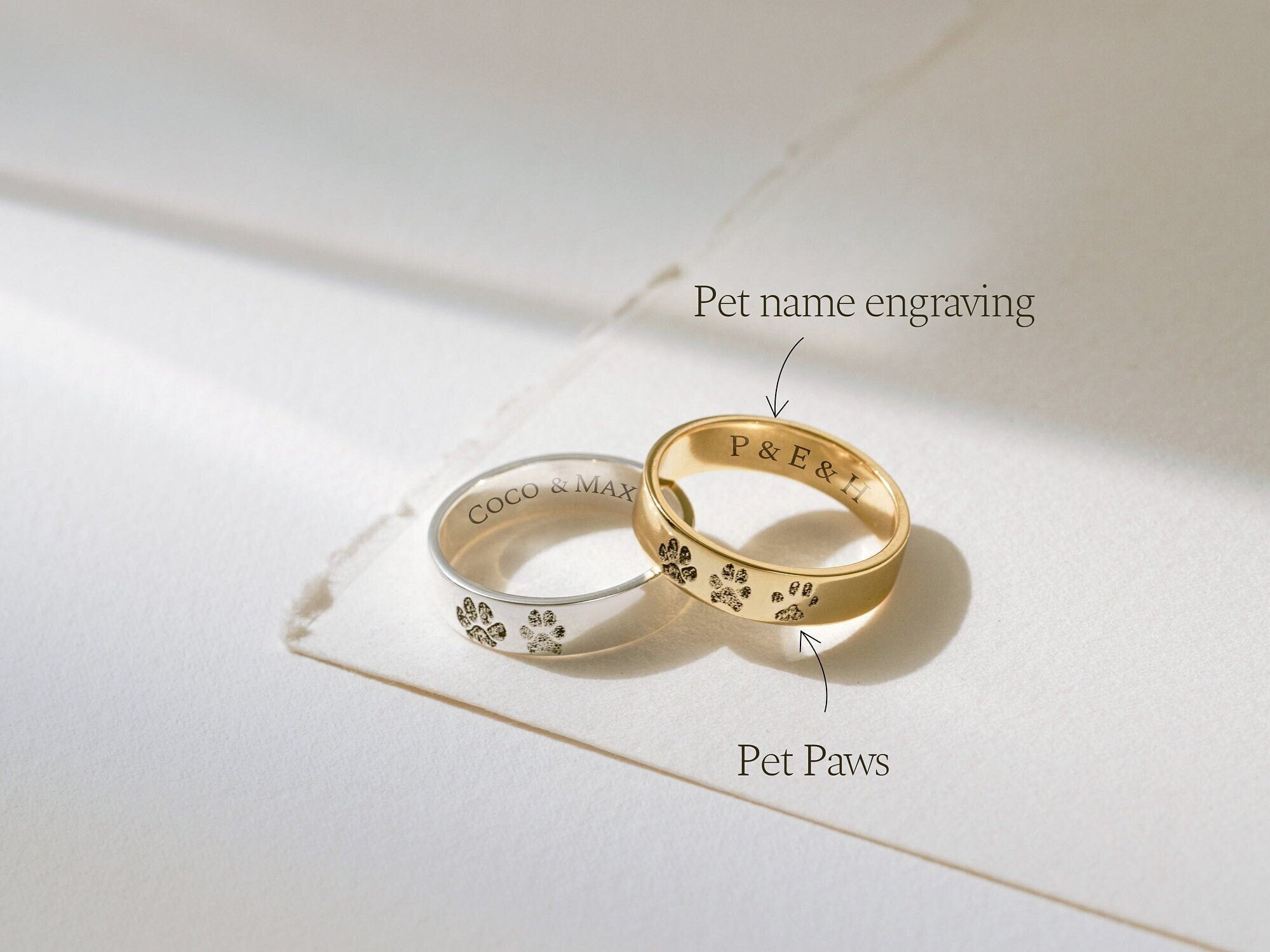 Pet Paw Ring-Jewelry > Rings > Statement Rings-EcoPhilia