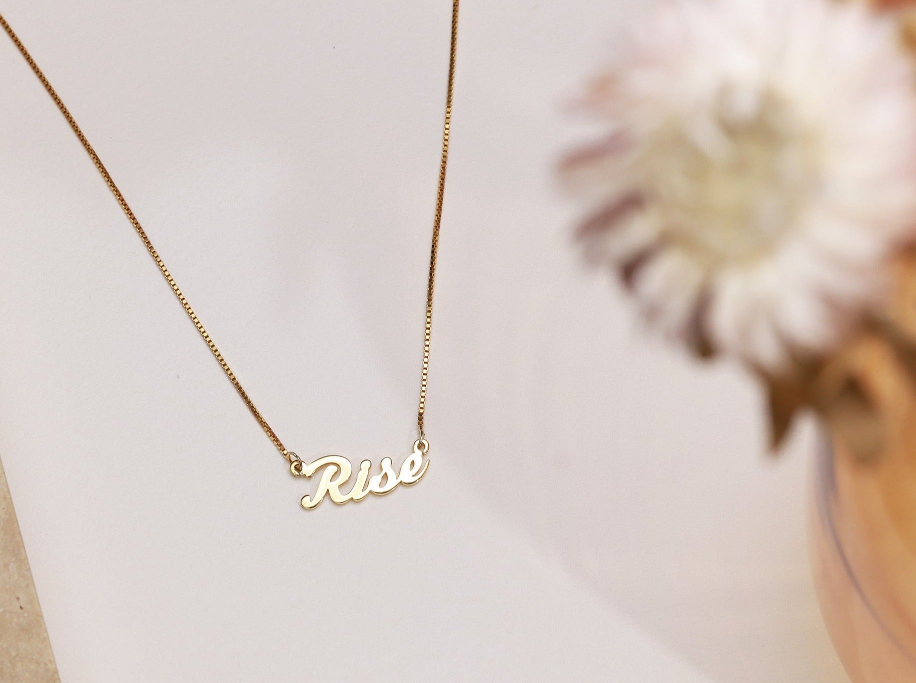 Rise Empowerment Necklace-Jewelry > Necklaces > Monogram & Name Necklaces-EcoPhilia