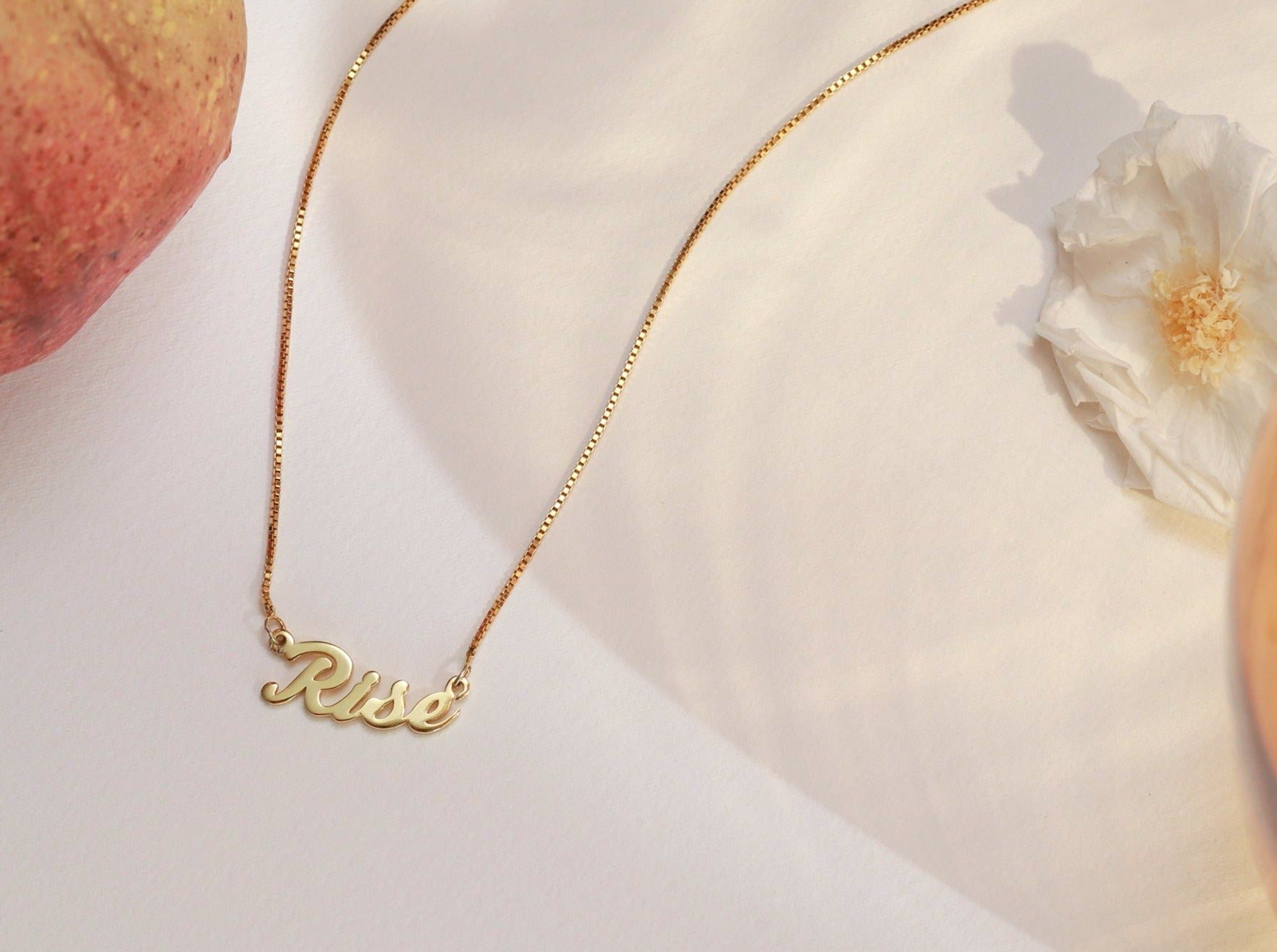 Rise Empowerment Necklace-Jewelry > Necklaces > Monogram & Name Necklaces-EcoPhilia