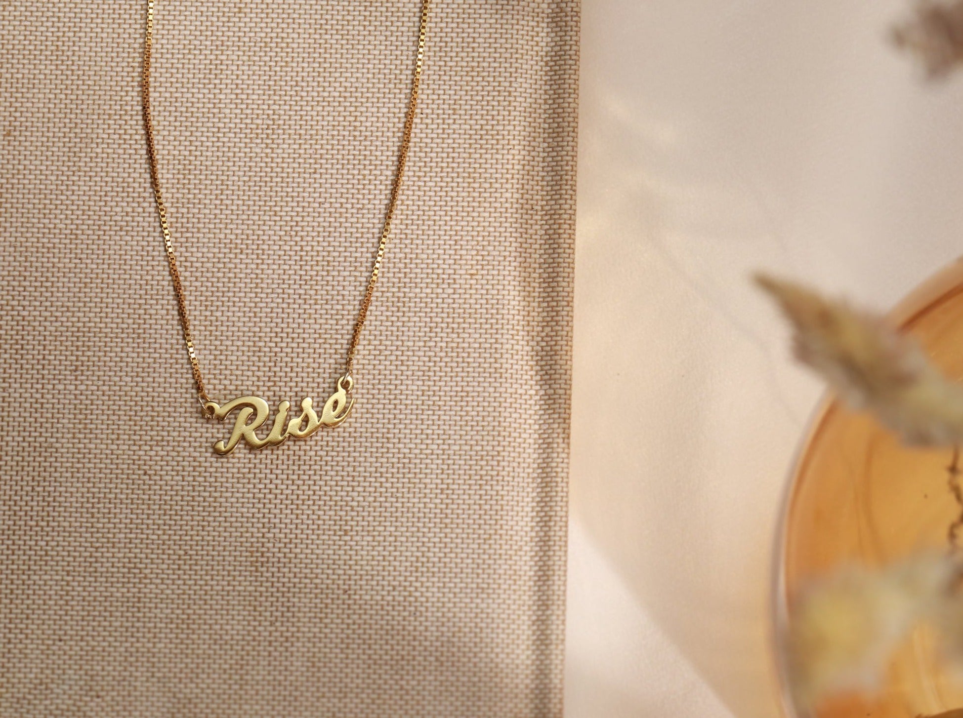 Rise Empowerment Necklace-Jewelry > Necklaces > Monogram & Name Necklaces-EcoPhilia