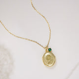 Sunflower Locket Necklace-Sunflower Locket Necklace-EcoPhilia