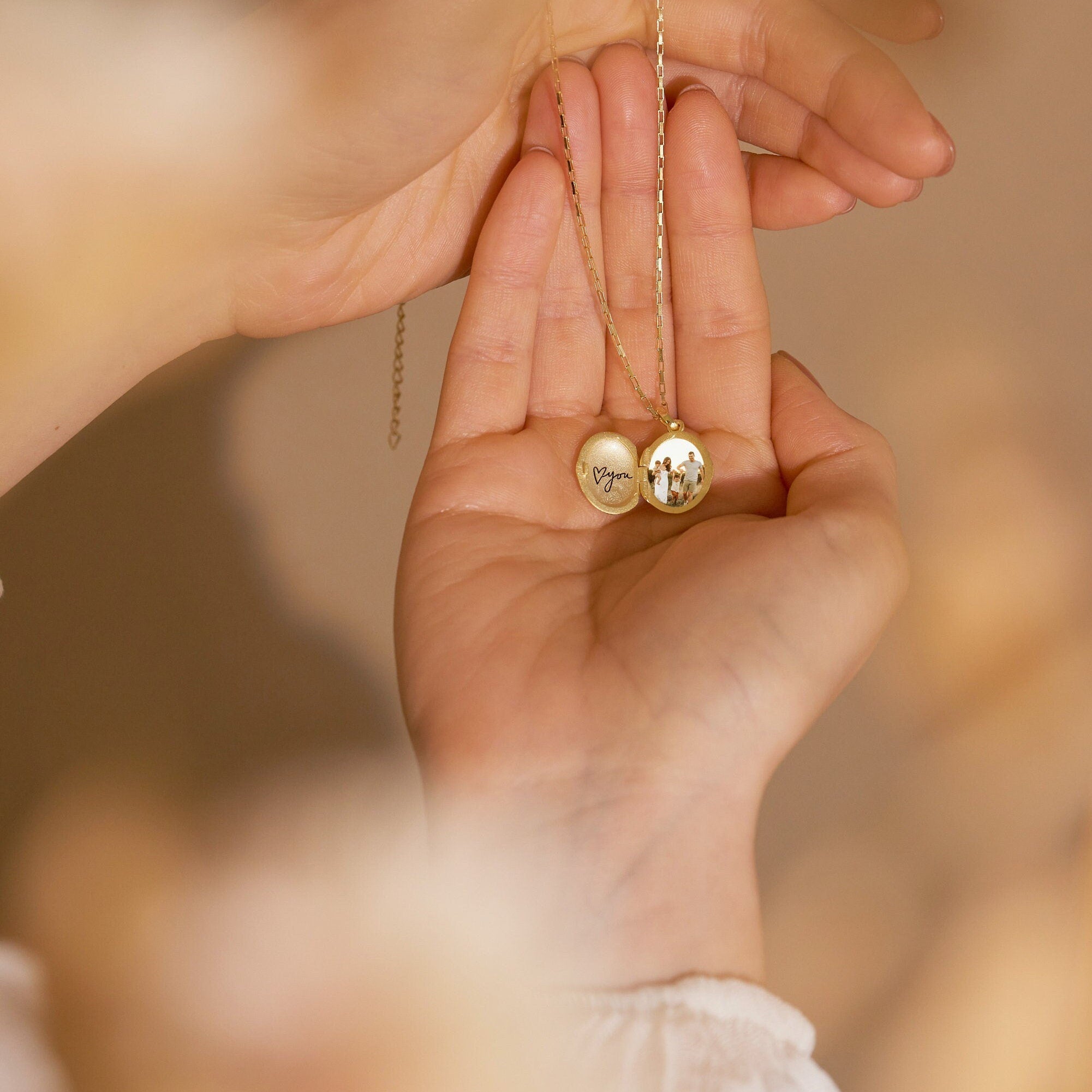 Sunflower Locket Necklace-Sunflower Locket Necklace-EcoPhilia