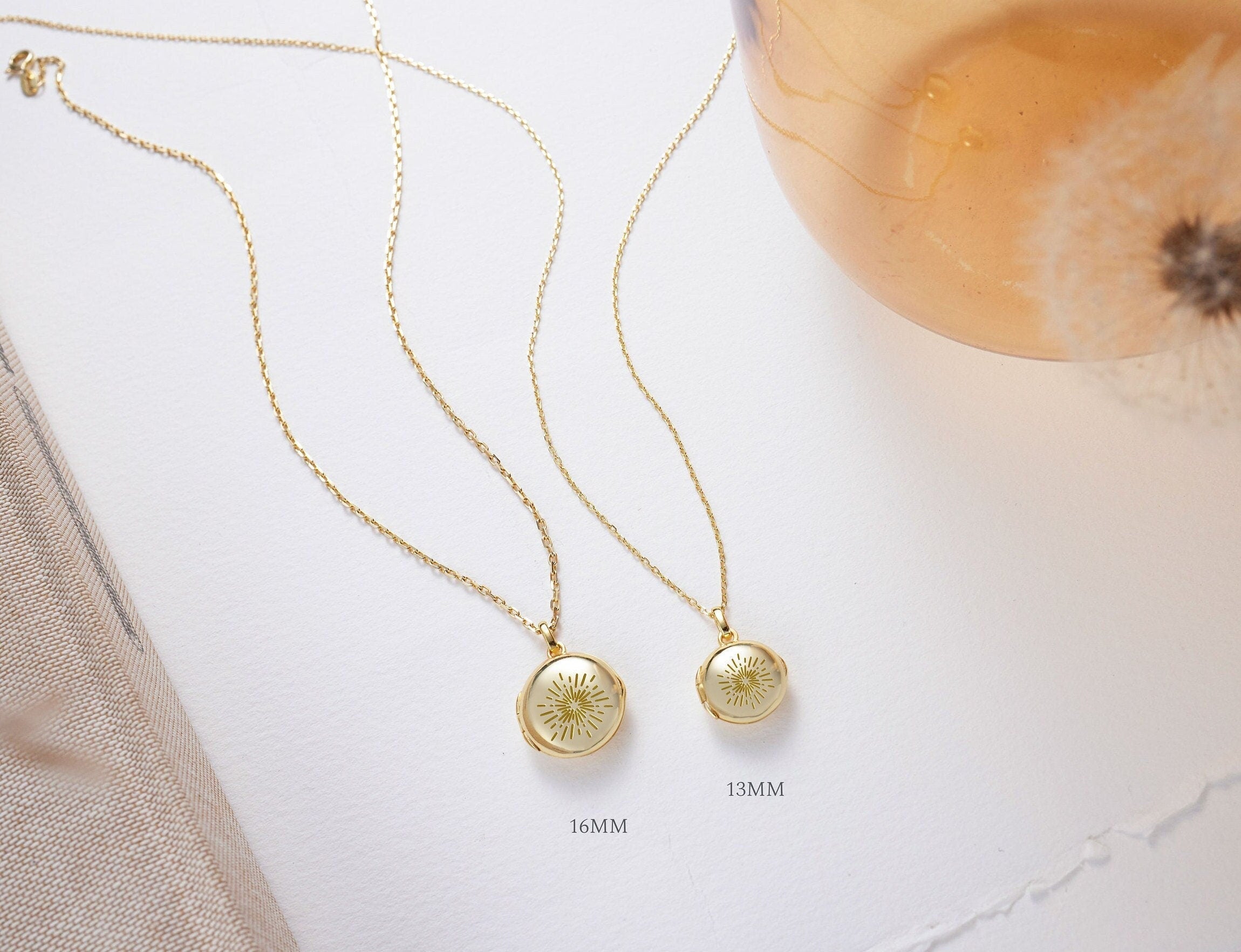 Sunshine Locket Necklace-Sunshine Locket Necklace-EcoPhilia