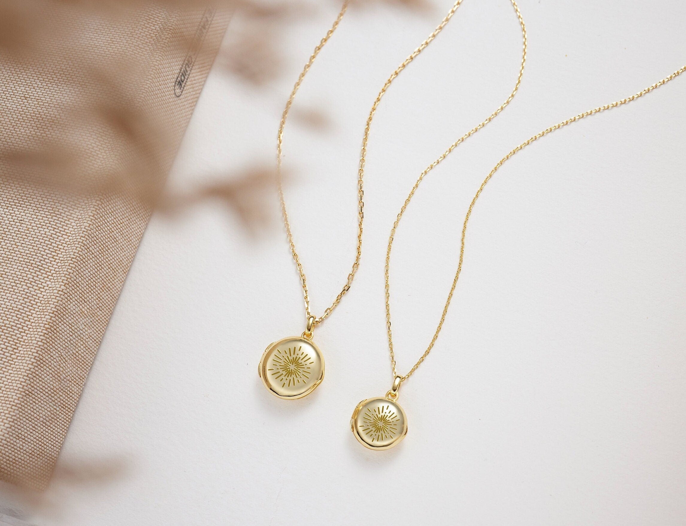 Sunshine Locket Necklace-Sunshine Locket Necklace-EcoPhilia