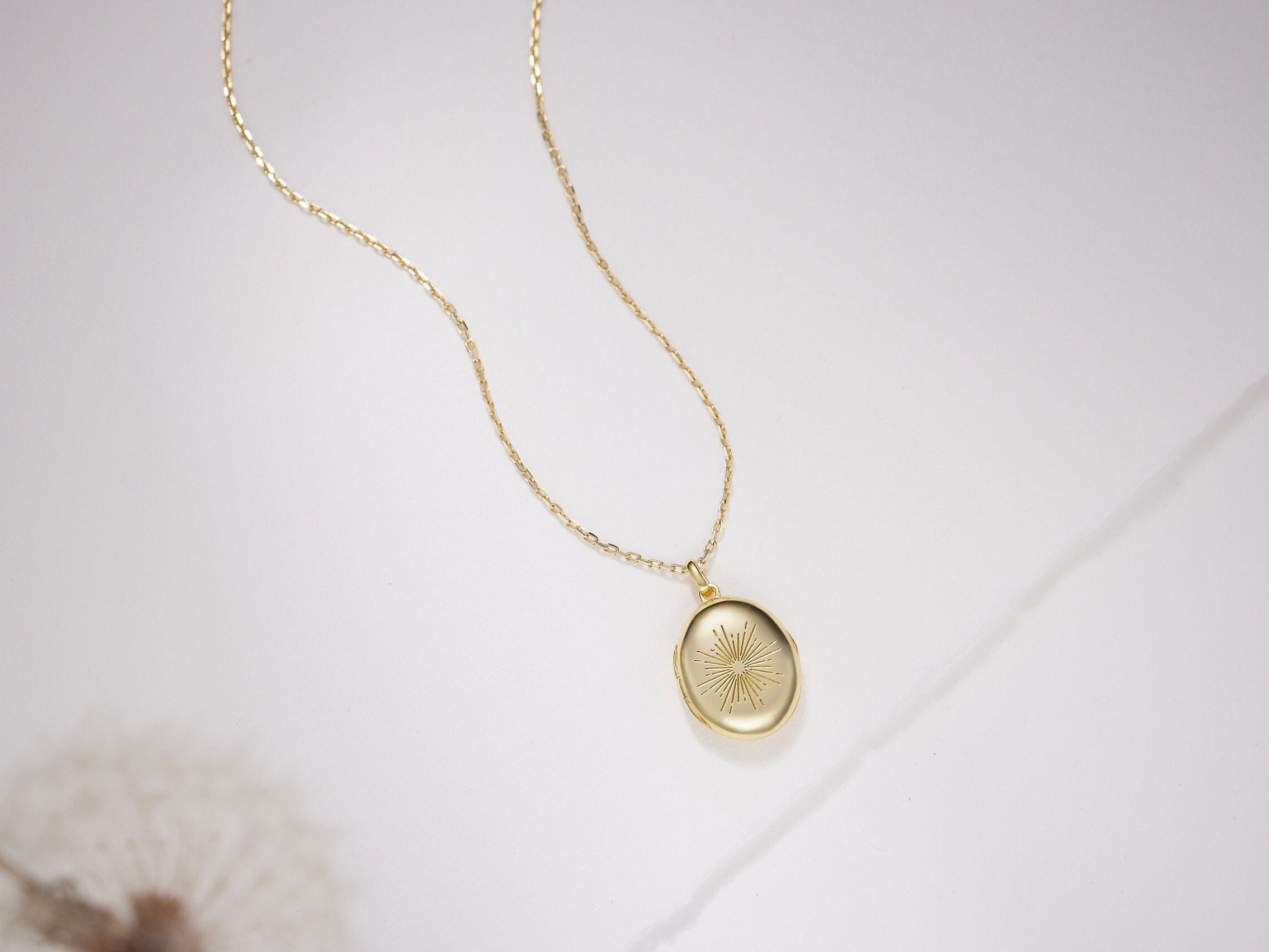 Sunshine Locket Necklace-Sunshine Locket Necklace-EcoPhilia