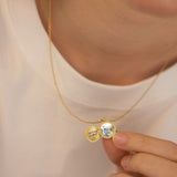 Sunshine Locket Necklace-Sunshine Locket Necklace-EcoPhilia