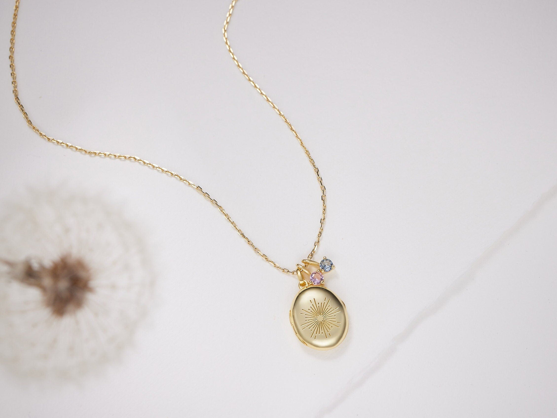 Sunshine Locket Necklace-Sunshine Locket Necklace-EcoPhilia