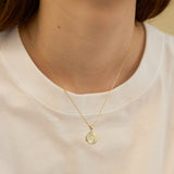 Sunshine Opal Locket Necklace-Sunshine Opal Locket Necklace-EcoPhilia