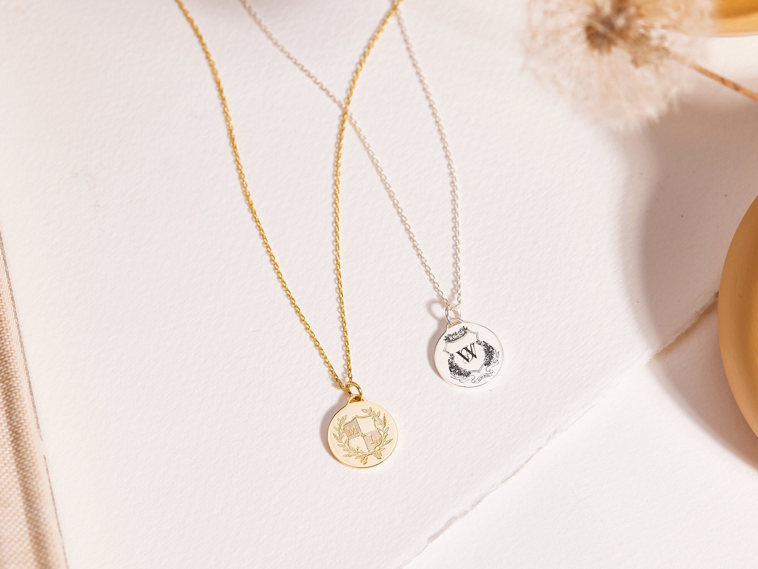 Wedding Crest Necklace-Wedding Crest Necklace-EcoPhilia