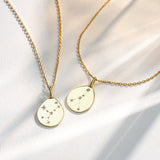 Zodiac Constellation Necklace-Jewelry > Necklaces > Charm Necklaces-EcoPhilia