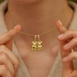 Gummy Bear Locket Necklace – Personalized Heart Birthstone Locket