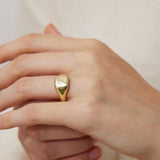 Personalized Initial Signet Ring – Modern Heirloom Jewelry