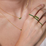 Birthstone Cluster Ring – Custom Gemstone Ring | Dainty Birthstone Jewelry Gift