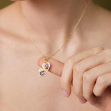 Pavé Heart Locket Necklace