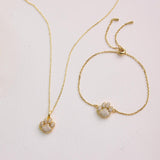 Pavé Paw Necklace - Diamond Paw Necklace
