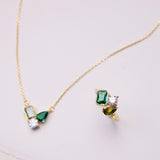 Custom 3 Birthstone Ring- Personalized Family Ring