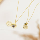 Fingerprint Necklace - Custom Engraved Locket Pendant