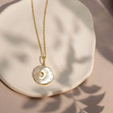 Diamond Moon Sun Star Necklace