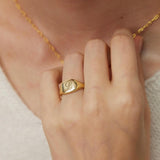 Personalized Initial Signet Ring – Modern Heirloom Jewelry