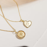 Custom Handwriting Heart Necklace