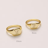 Personalized Initial Signet Ring – Modern Heirloom Jewelry
