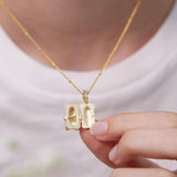 Gummy Bear Locket Necklace – Personalized Heart Birthstone Locket