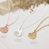 Fingerprint Necklace - Custom Engraved Pendant