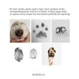 Custom Pet Nose Print Necklace