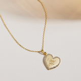 Custom Handwriting Heart Necklace