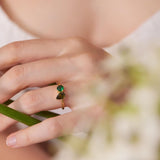 Custom Toi et Moi Duo Birthstone Ring