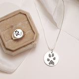 Actual Pet Paw Print Signet Ring