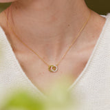 Custom Infinity Necklace - Interlocking Circles Necklace
