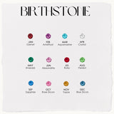 Custom 5 Birthstone Necklace - Family Birthstone Jewelry