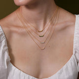 Birthstone Necklace - Personalized Sterling Silver Jewelry