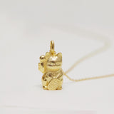 Lucky Cat Necklace – Maneki-Neko Locket