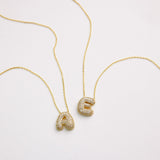 Pavé Letter Pendant - Custom Initial Necklace